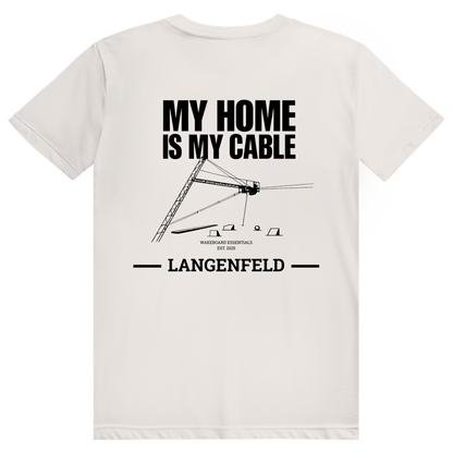 My Home ist My Cable - personalisierbares T-Shirt (Unisex)