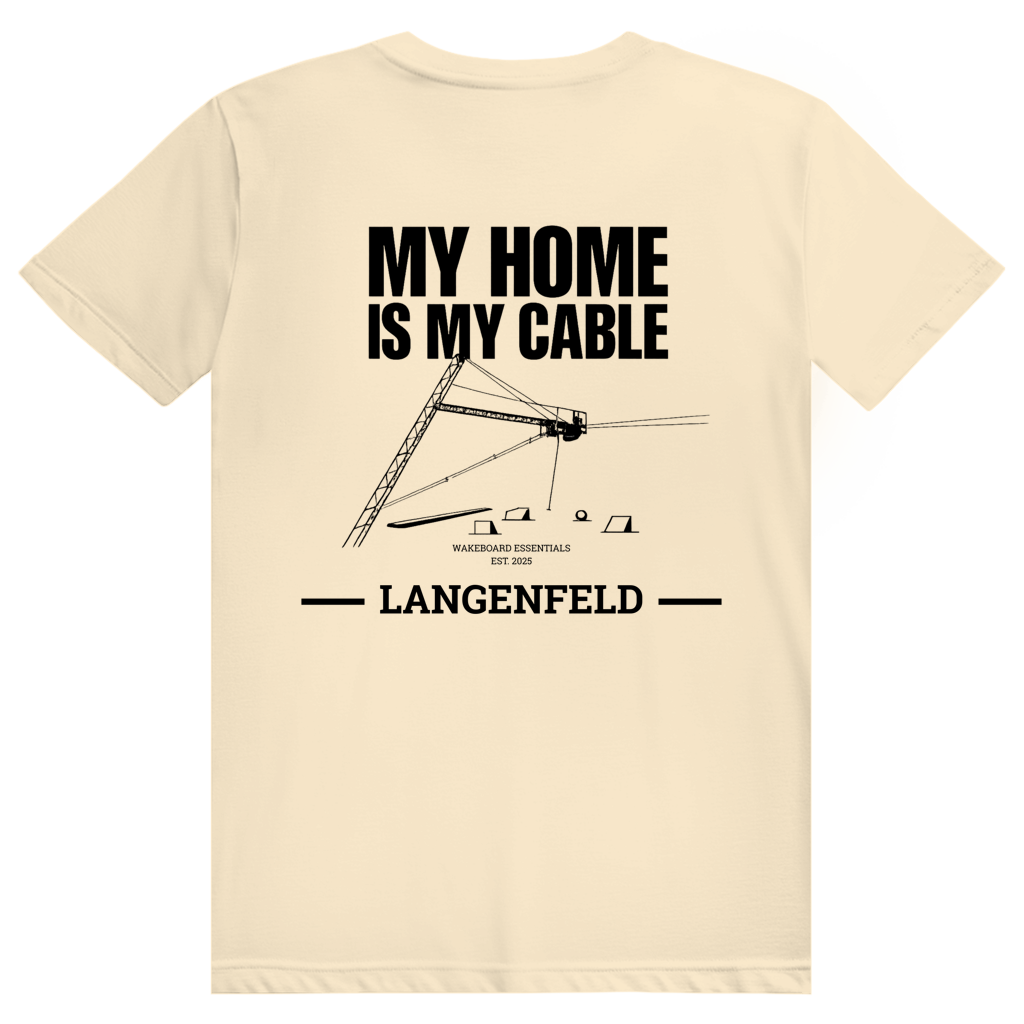 My Home ist My Cable - personalisierbares T-Shirt (Unisex)