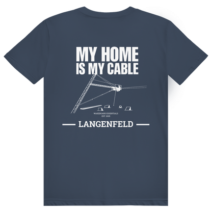 My Home ist My Cable - personalisierbares T-Shirt (Unisex)