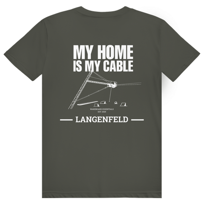 My Home ist My Cable - personalisierbares T-Shirt (Unisex)