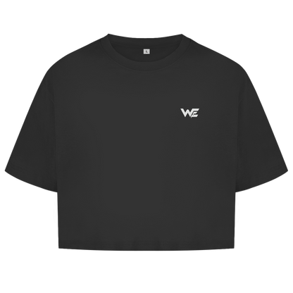 Braver On The Water Stronger In Life - Oversize Crop Top (Damen)