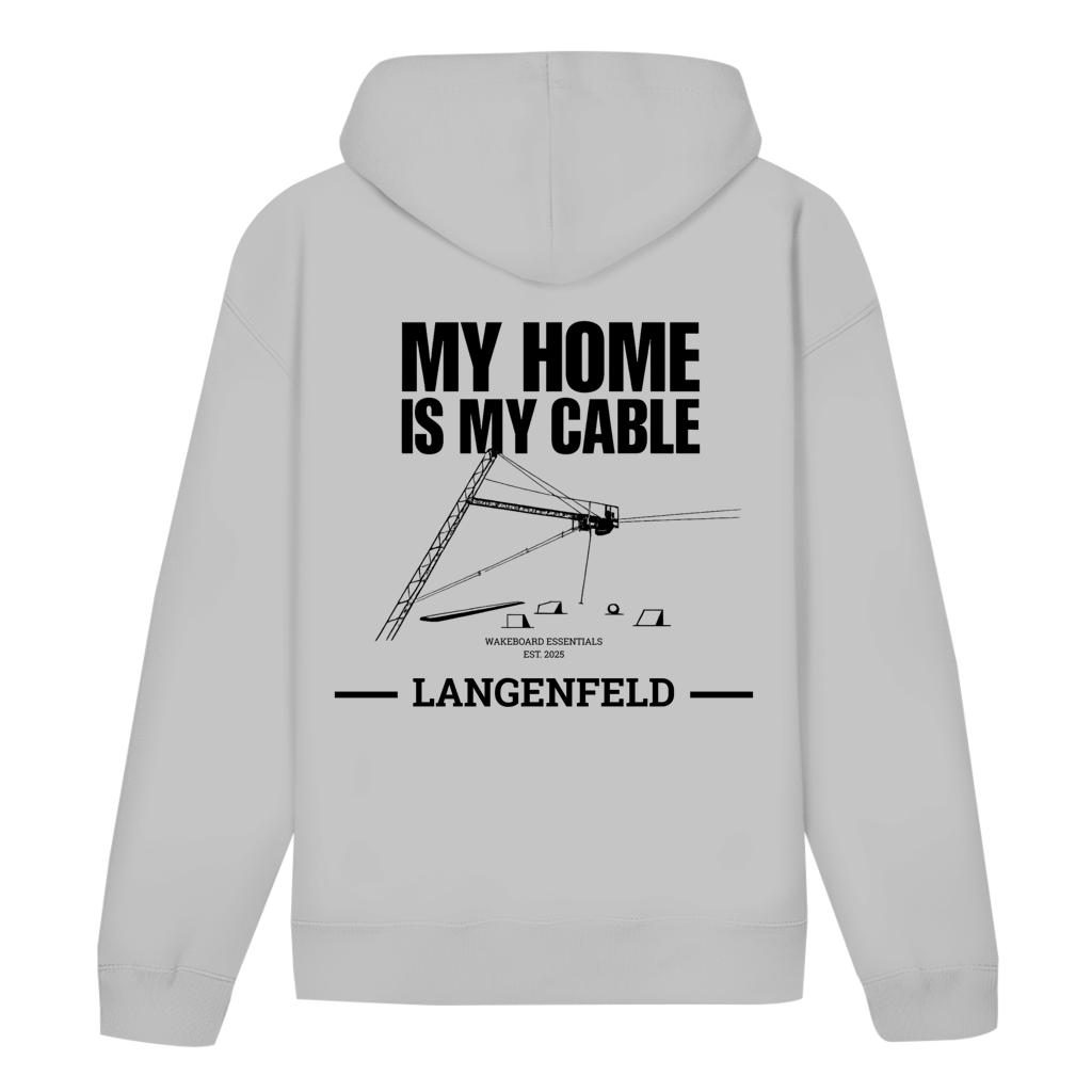 My Home Is My Cable - personalisierbarer Hoodie (Unisex)