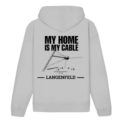 My Home Is My Cable - personalisierbarer Hoodie (Unisex)