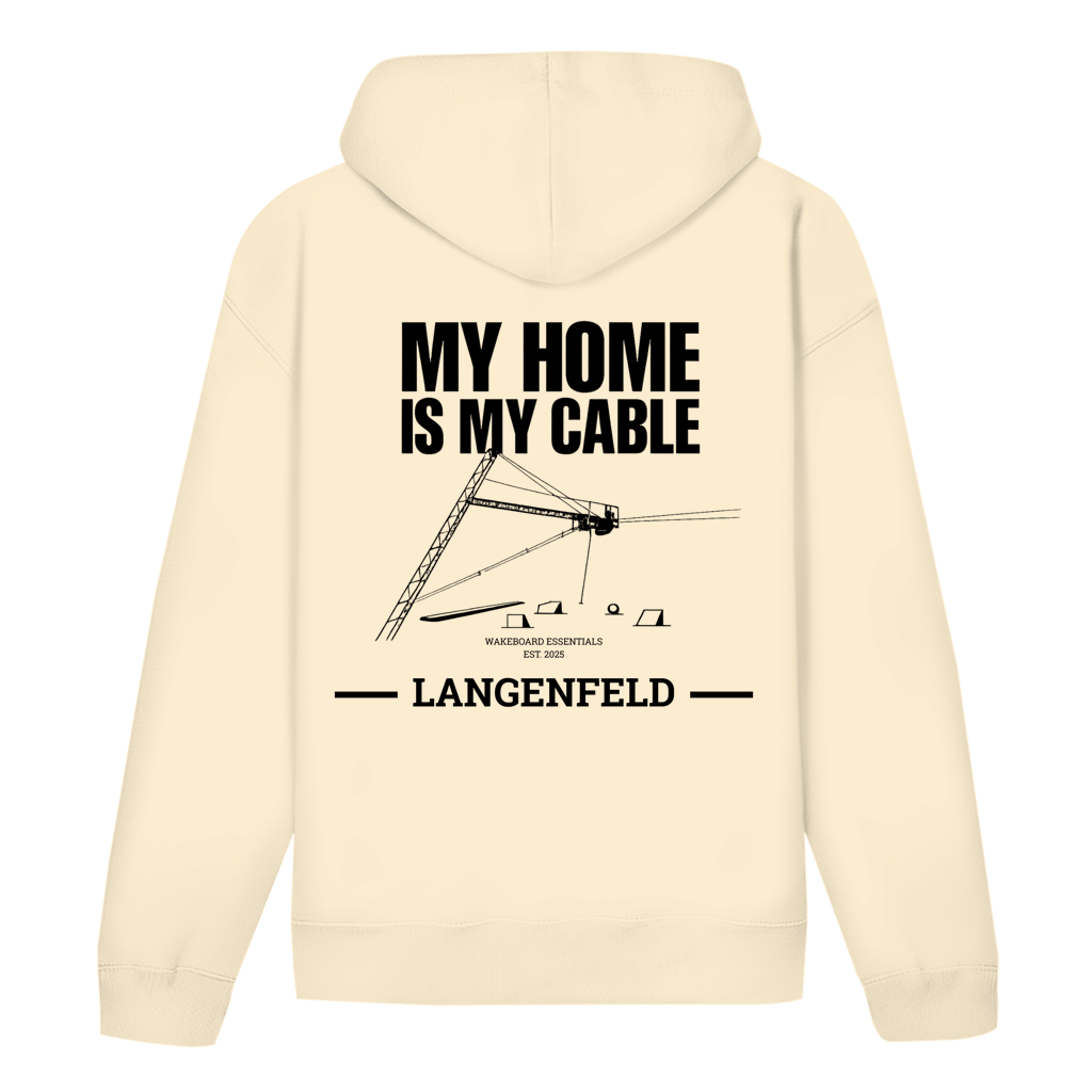 My Home Is My Cable - personalisierbarer Hoodie (Unisex)