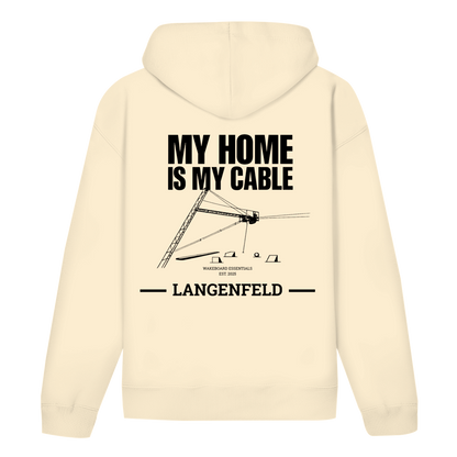 My Home Is My Cable - personalisierbarer Hoodie (Unisex)