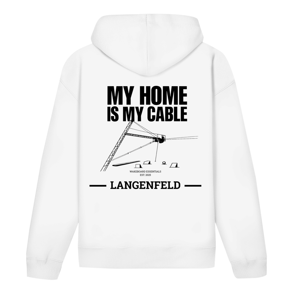 My Home Is My Cable - personalisierbarer Hoodie (Unisex)