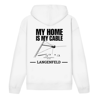 My Home Is My Cable - personalisierbarer Hoodie (Unisex)