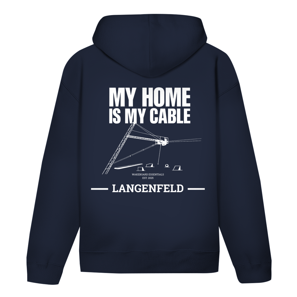My Home Is My Cable - personalisierbarer Hoodie (Unisex)