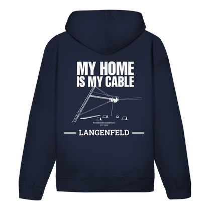 My Home Is My Cable - personalisierbarer Hoodie (Unisex)