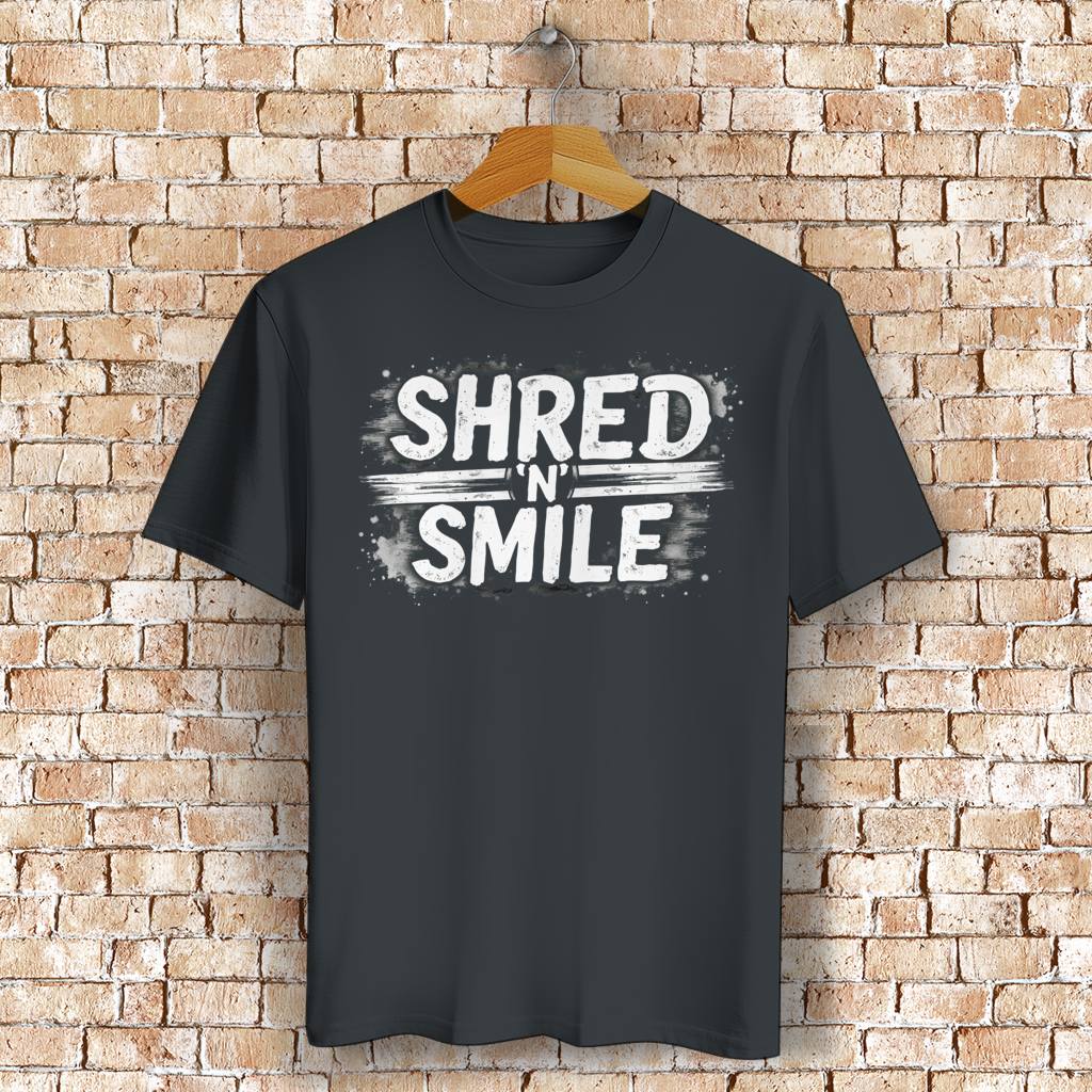 Shred 'N' Smile - T-Shirt (Unisex)