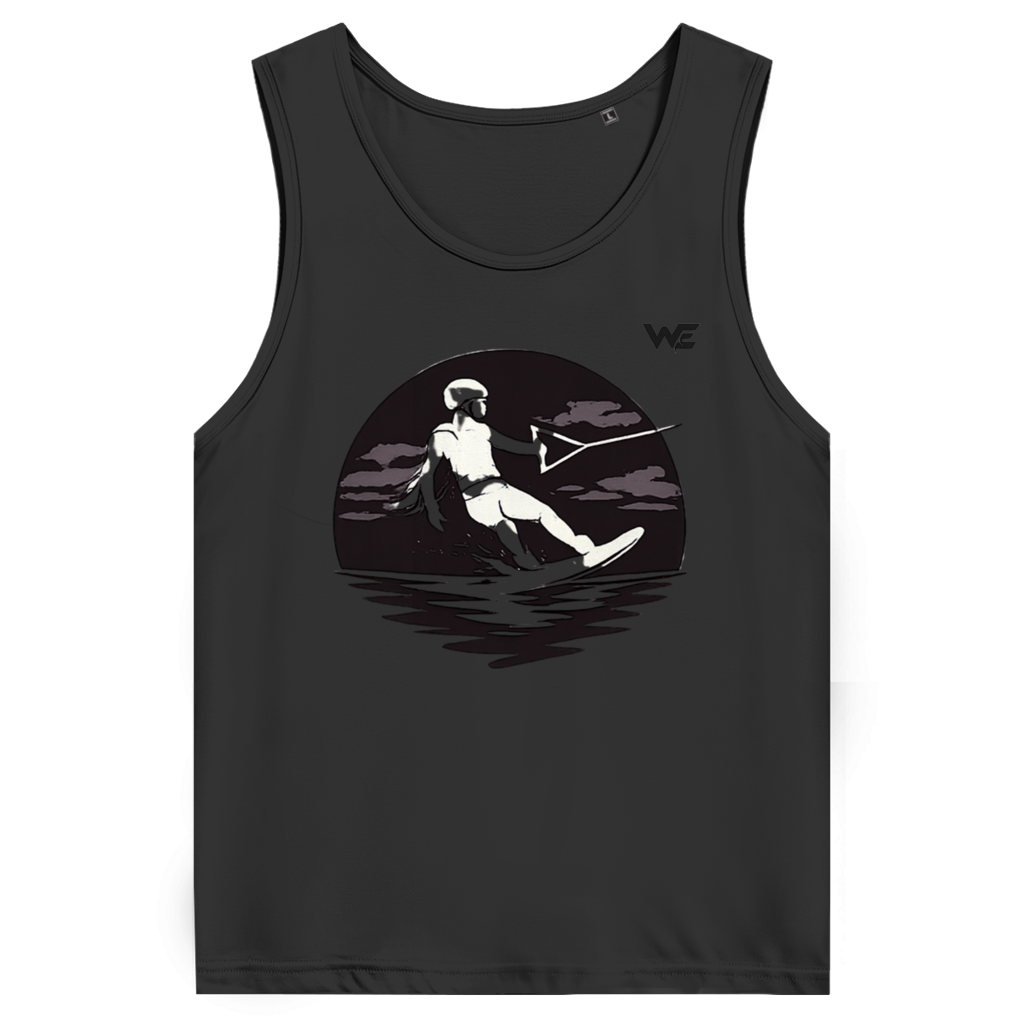 Herren Premium Tank Top Basic Wakeboarder helle Farben