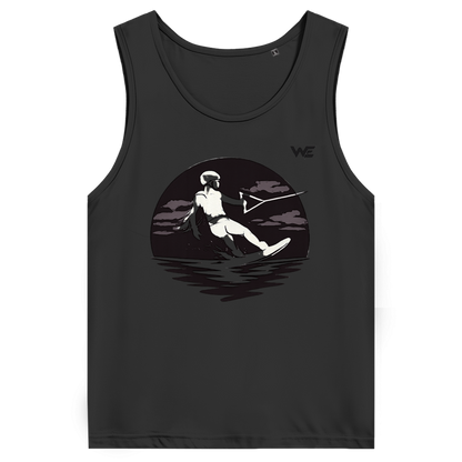 Herren Premium Tank Top Basic Wakeboarder helle Farben