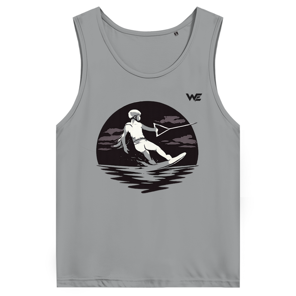 Herren Premium Tank Top Basic Wakeboarder helle Farben
