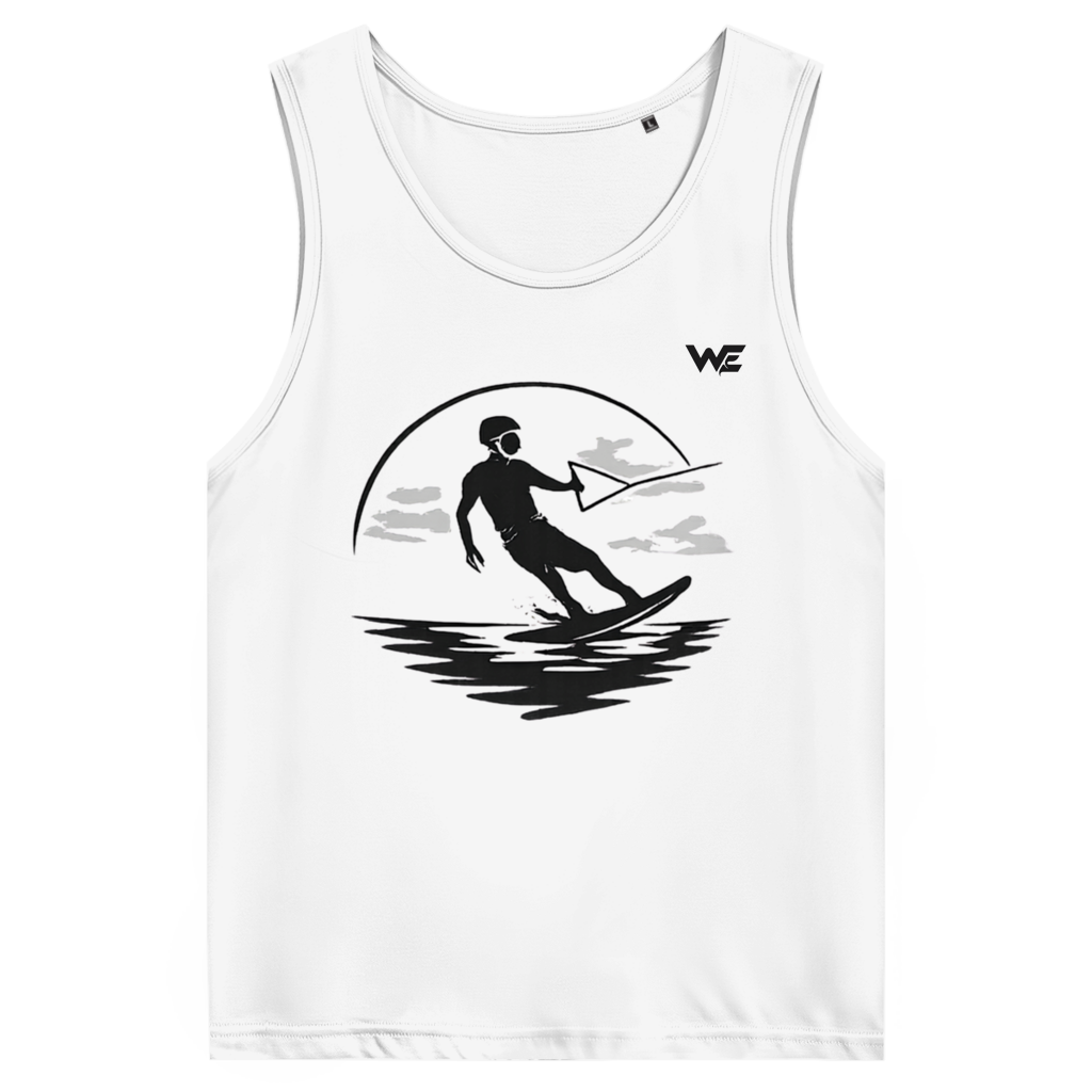 Herren Premium Tank Top Basic Wakeboarder helle Farben