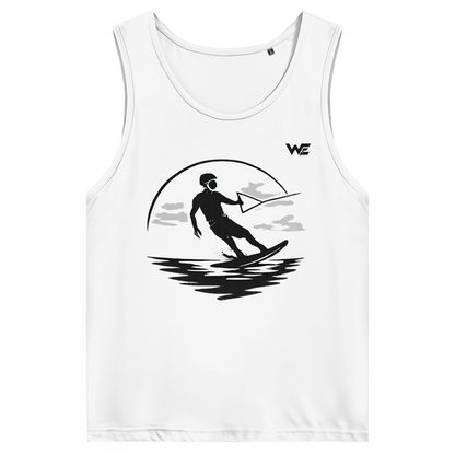 Herren Premium Tank Top Basic Wakeboarder helle Farben