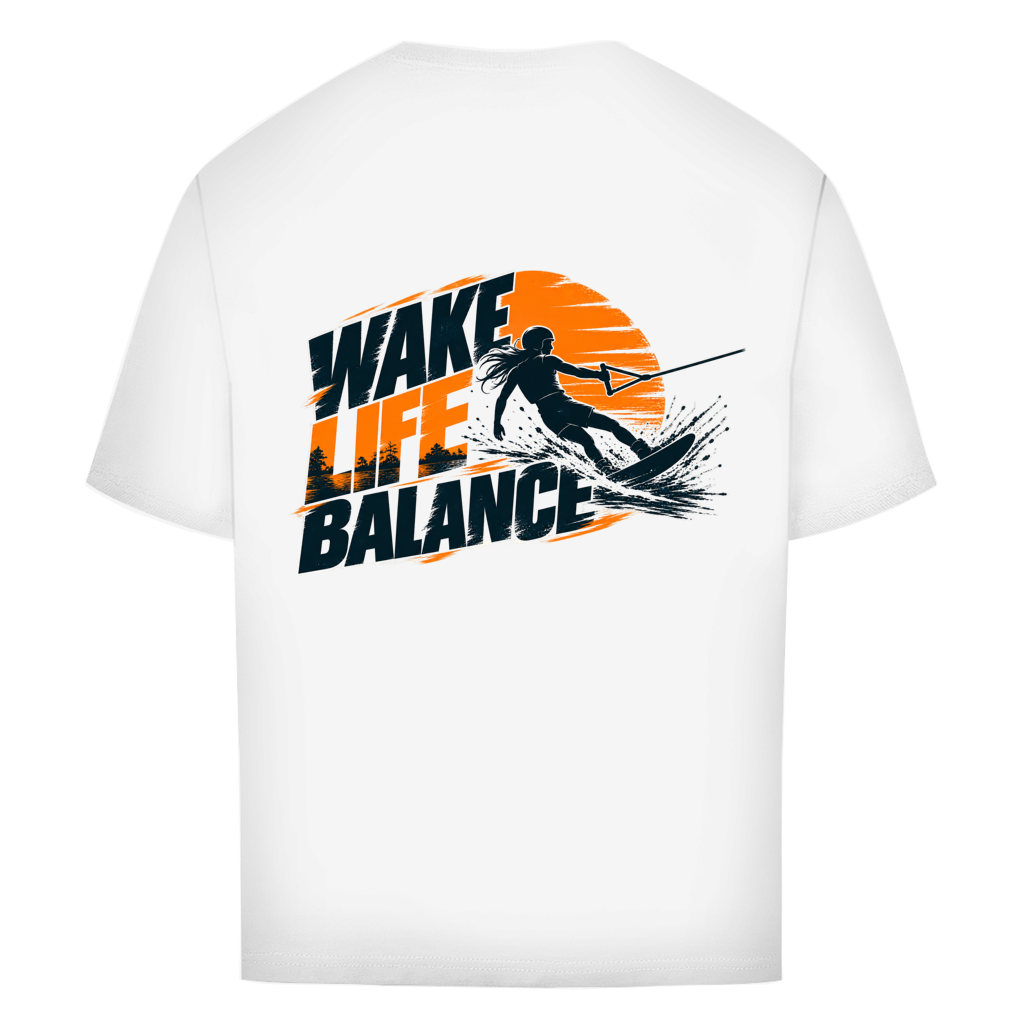 Wake Life Balance - Oversize T-Shirt (Damen)