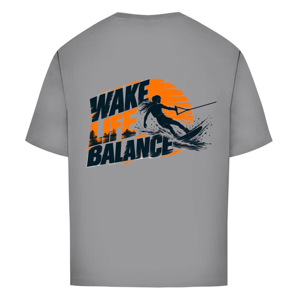 Wake Life Balance - Oversize T-Shirt (Damen)