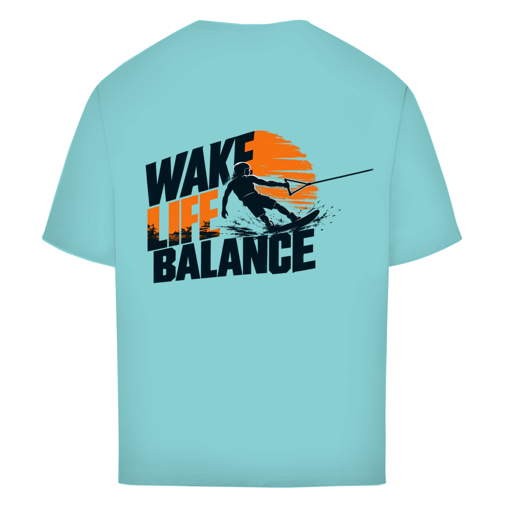 Wake Life Balance - Oversize T-Shirt (Herren)