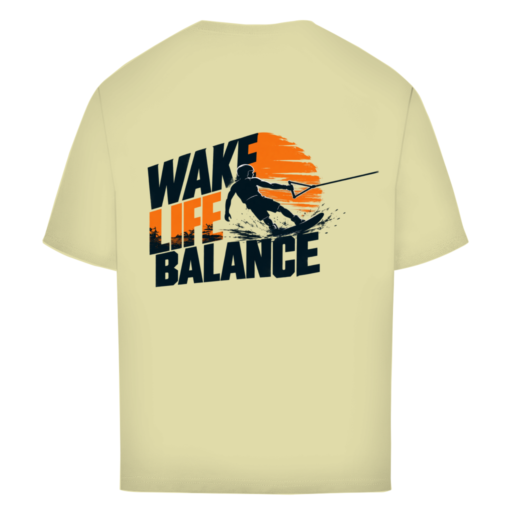 Wake Life Balance - Oversize T-Shirt (Herren)