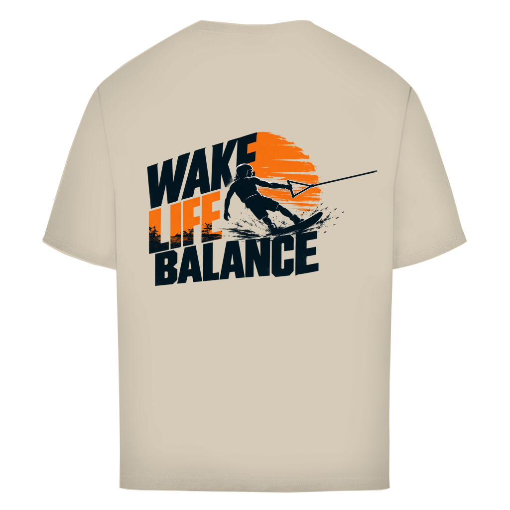 Wake Life Balance - Oversize T-Shirt (Herren)