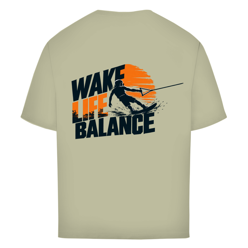 Wake Life Balance - Oversize T-Shirt (Herren)