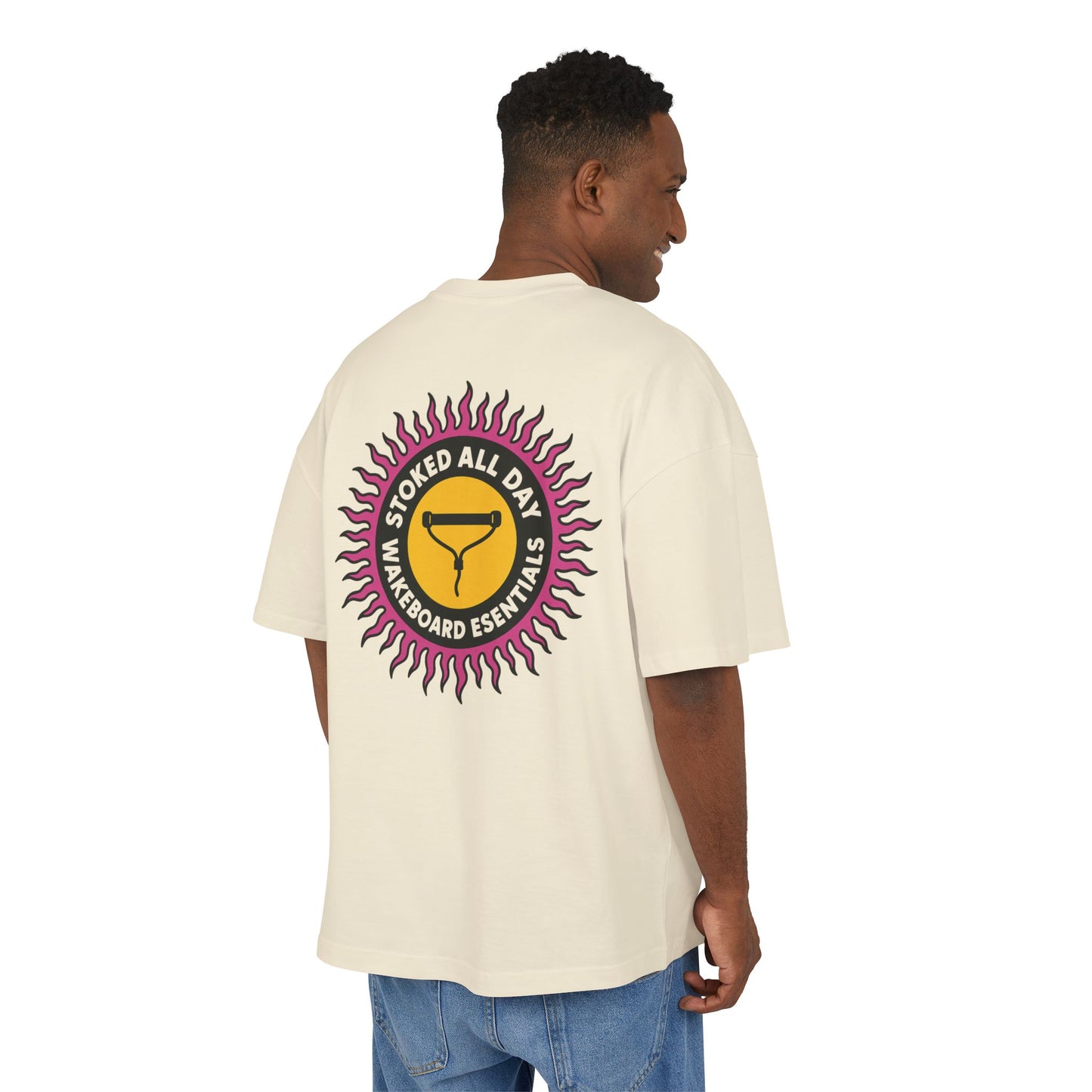Premium Oversize T-Shirt "Stoked All Day"