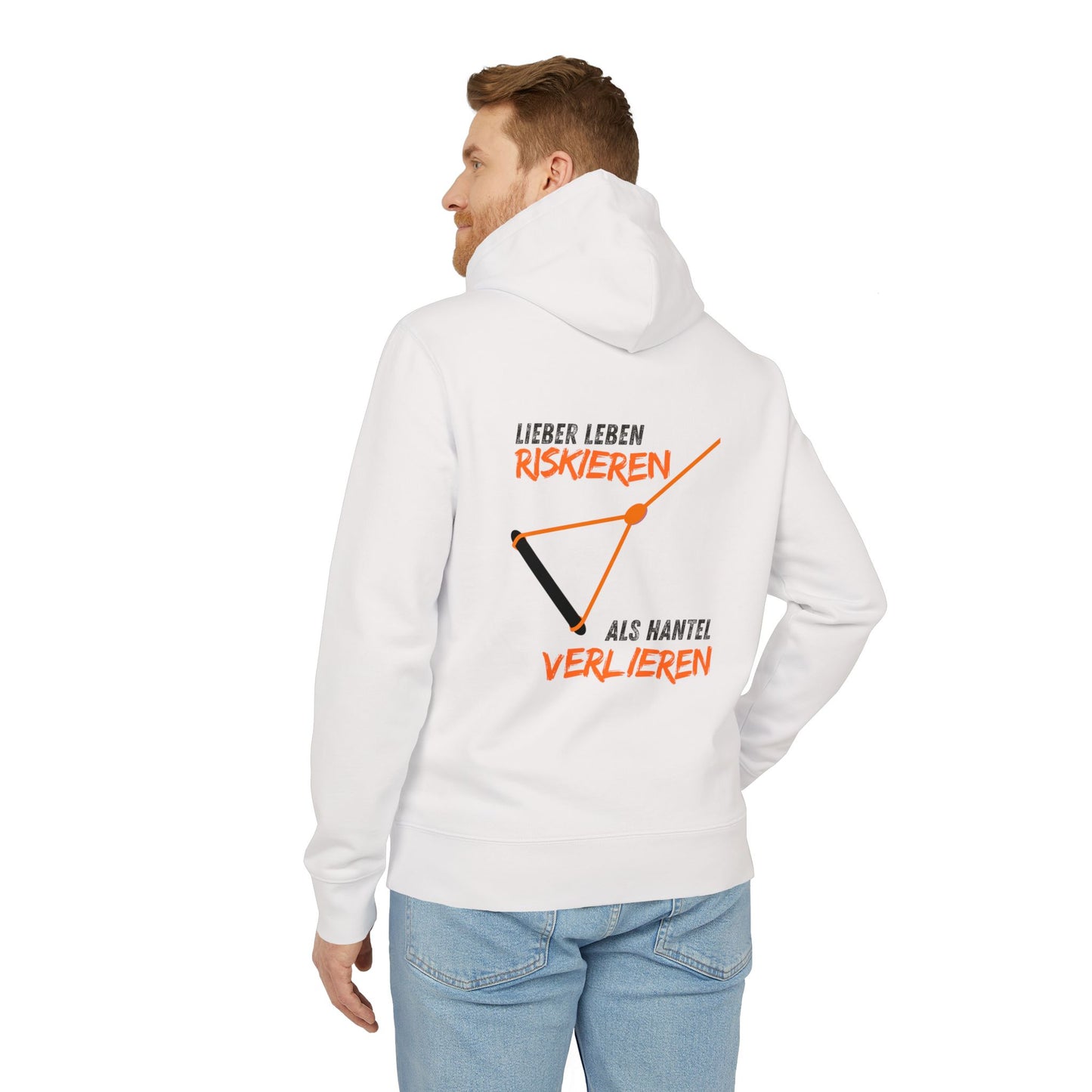 Community Hoodie "Lieber leben riskieren, als Hantel verlieren."