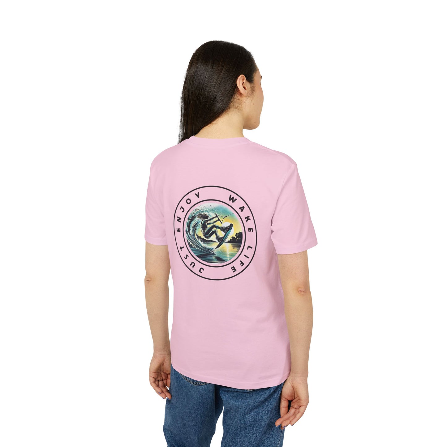Bio-Baumwoll T-Shirt Wakeboarder – "Just Enjoy Wake Life"