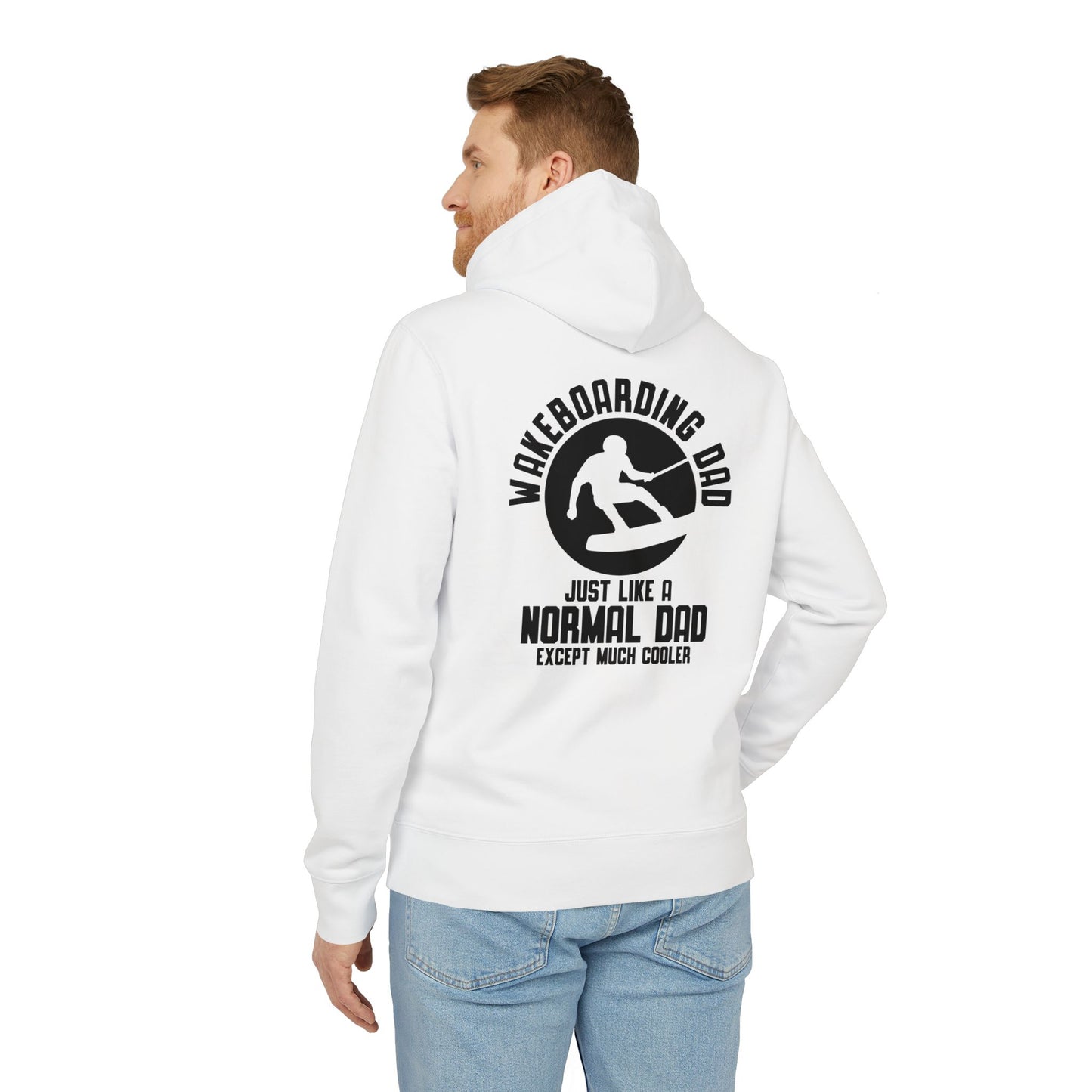 Premium Herren Hoodie "Wakeboarding Dad"