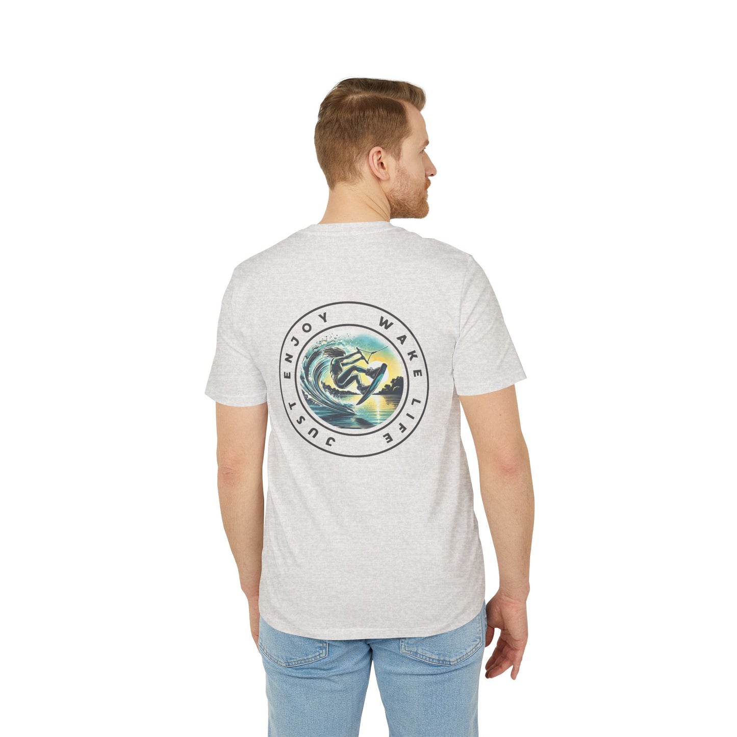 Bio-Baumwoll T-Shirt Wakeboarder – "Just Enjoy Wake Life"
