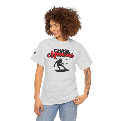 Unisex Wakeboard T-Shirt "Chase Memories - Not Likes"