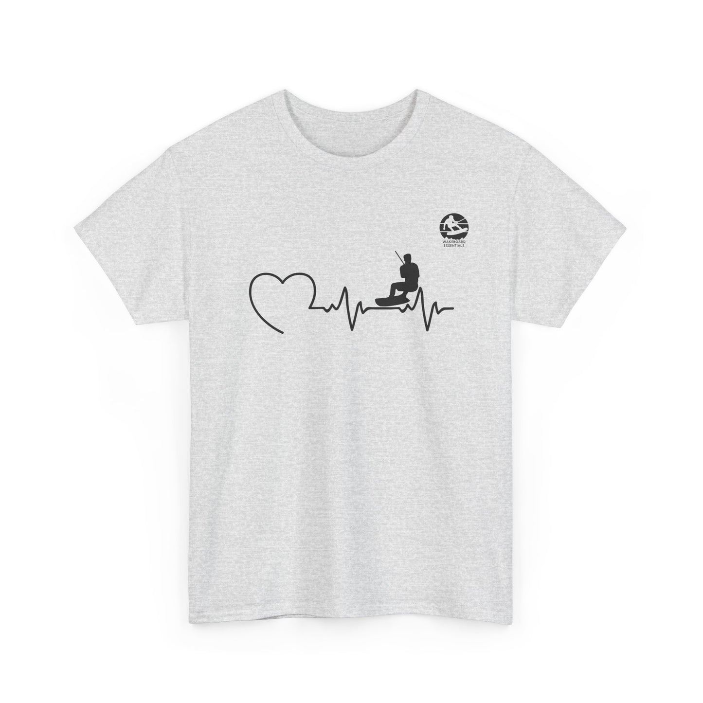 Wakeboard T-Shirt "Heartbeat" - Unisex T-Shirt für Wakeboarder