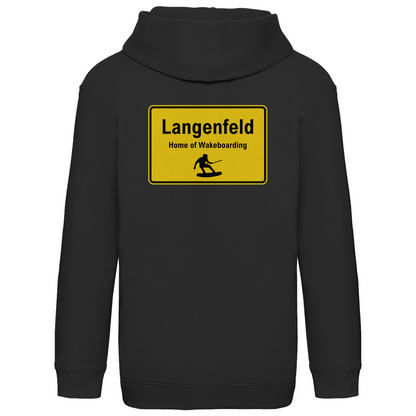 Kinder Hoodie "Langenfeld - Home of Wakeboarding"