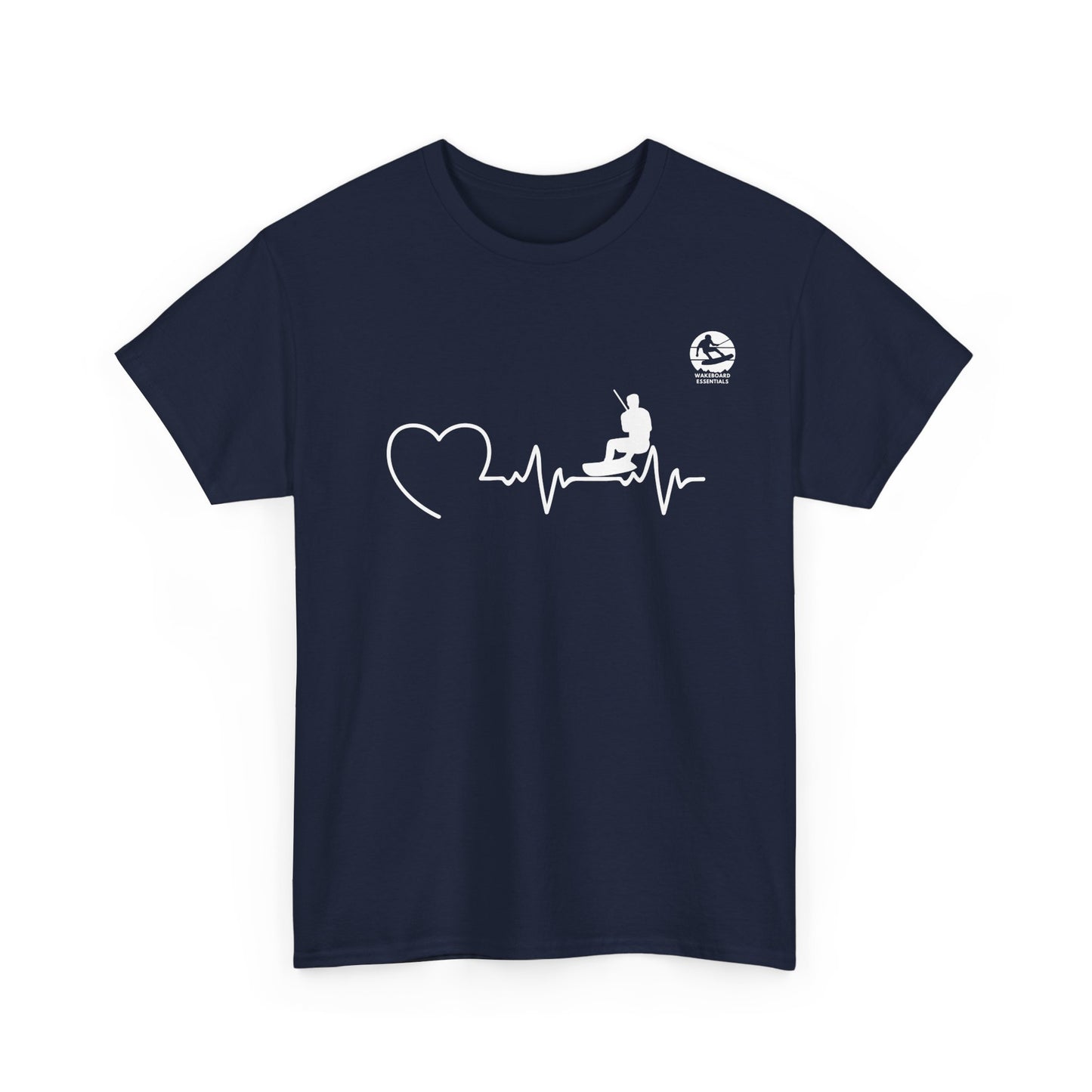 Wakeboard T-Shirt "Heartbeat" - Unisex T-Shirt für Wakeboarder