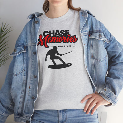 Unisex Wakeboard T-Shirt "Chase Memories - Not Likes"