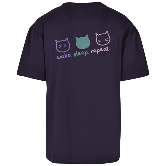 Oversize T-Shirt Wake.Sleep.Repeat