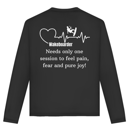 Unisex Langarmshirt "Wakeboarder - All In One Session"