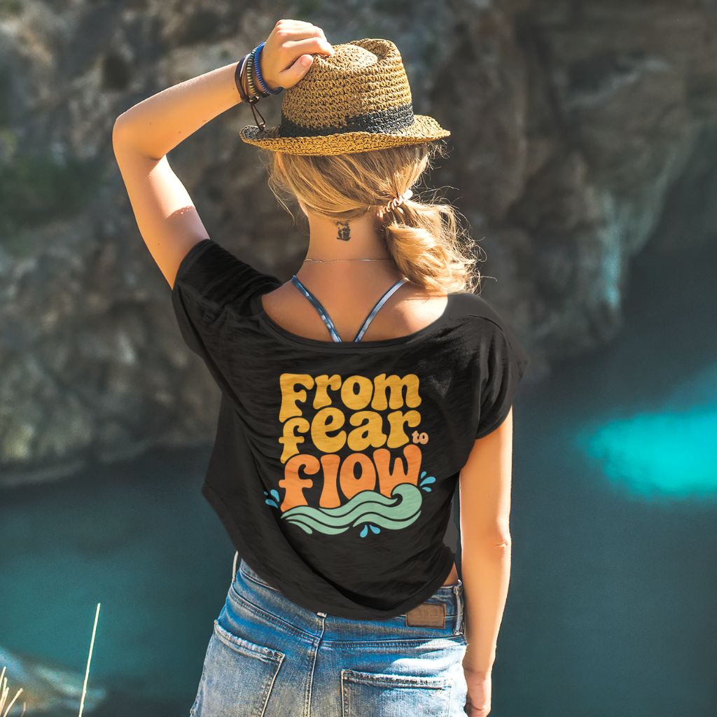From Fear To Flow - Oversize Crop Top (Damen)