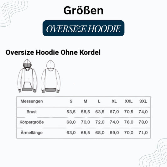 Oversize Hoodie "Never Give Up"
