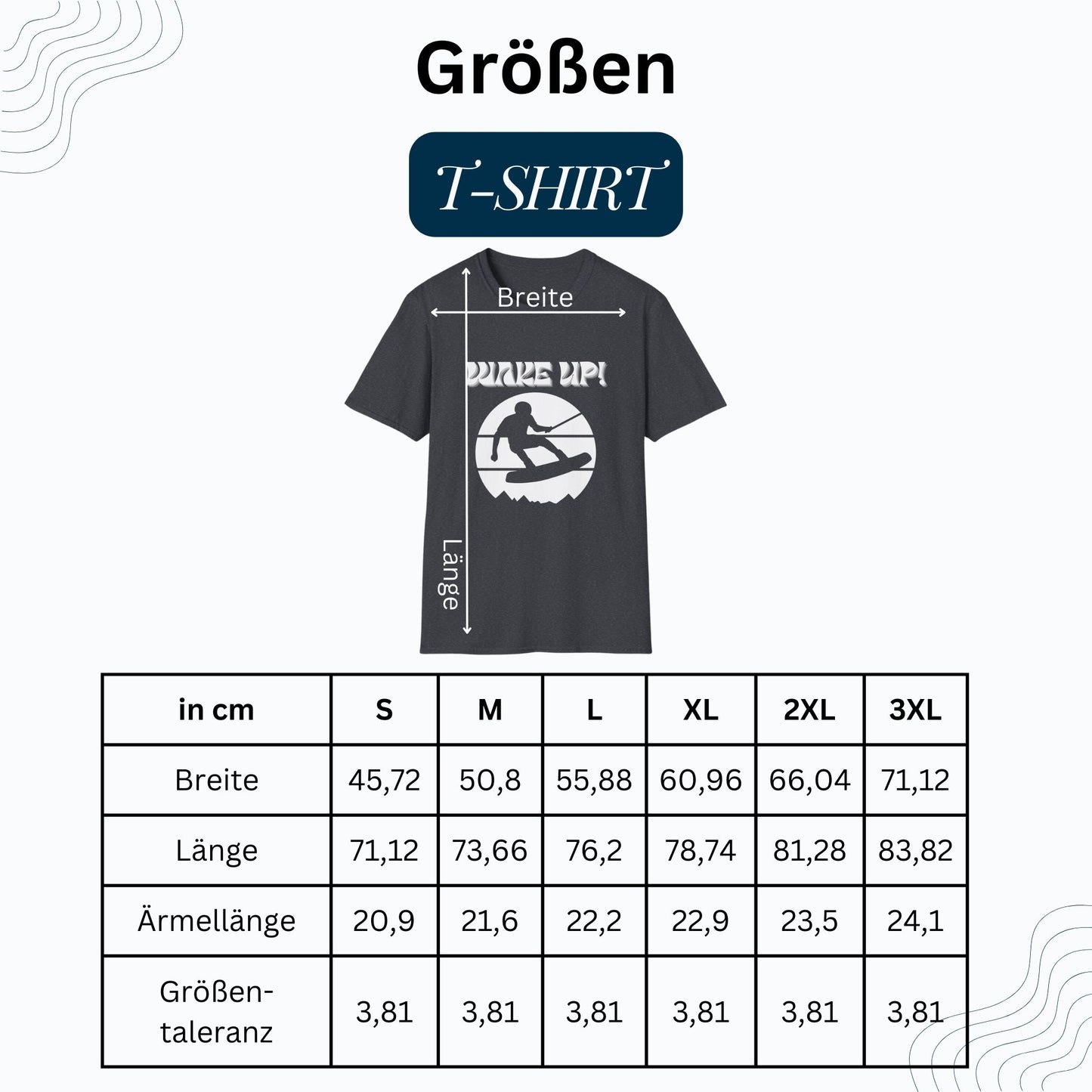 Kinder Wakeboard T-Shirt - "Lieber Leben riskieren, als Hantel verlieren“