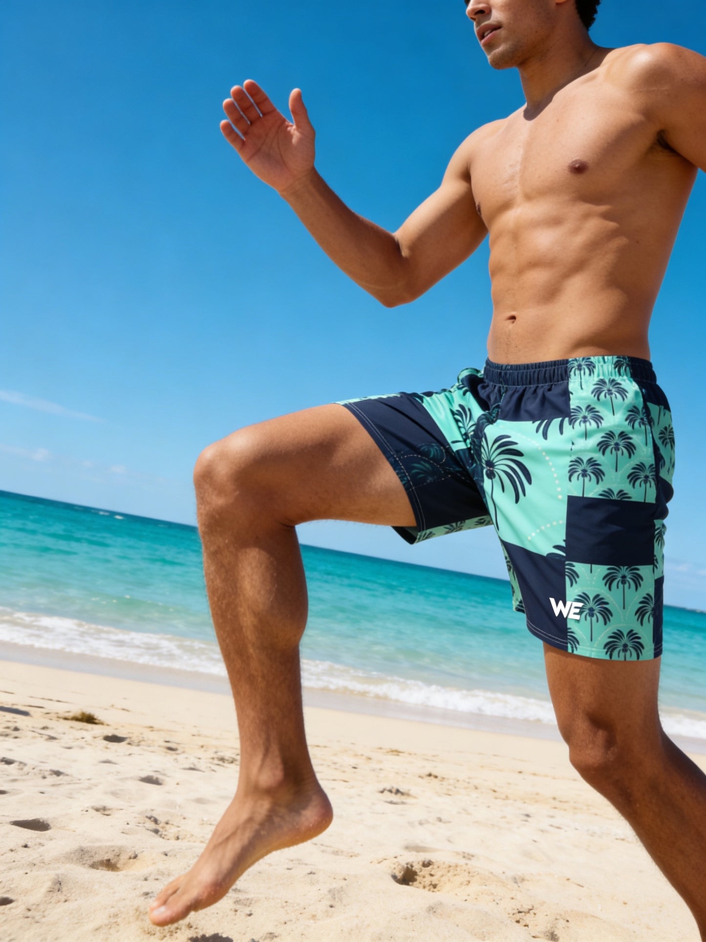 Patchwork Palm - Boardshorts (Unisex)