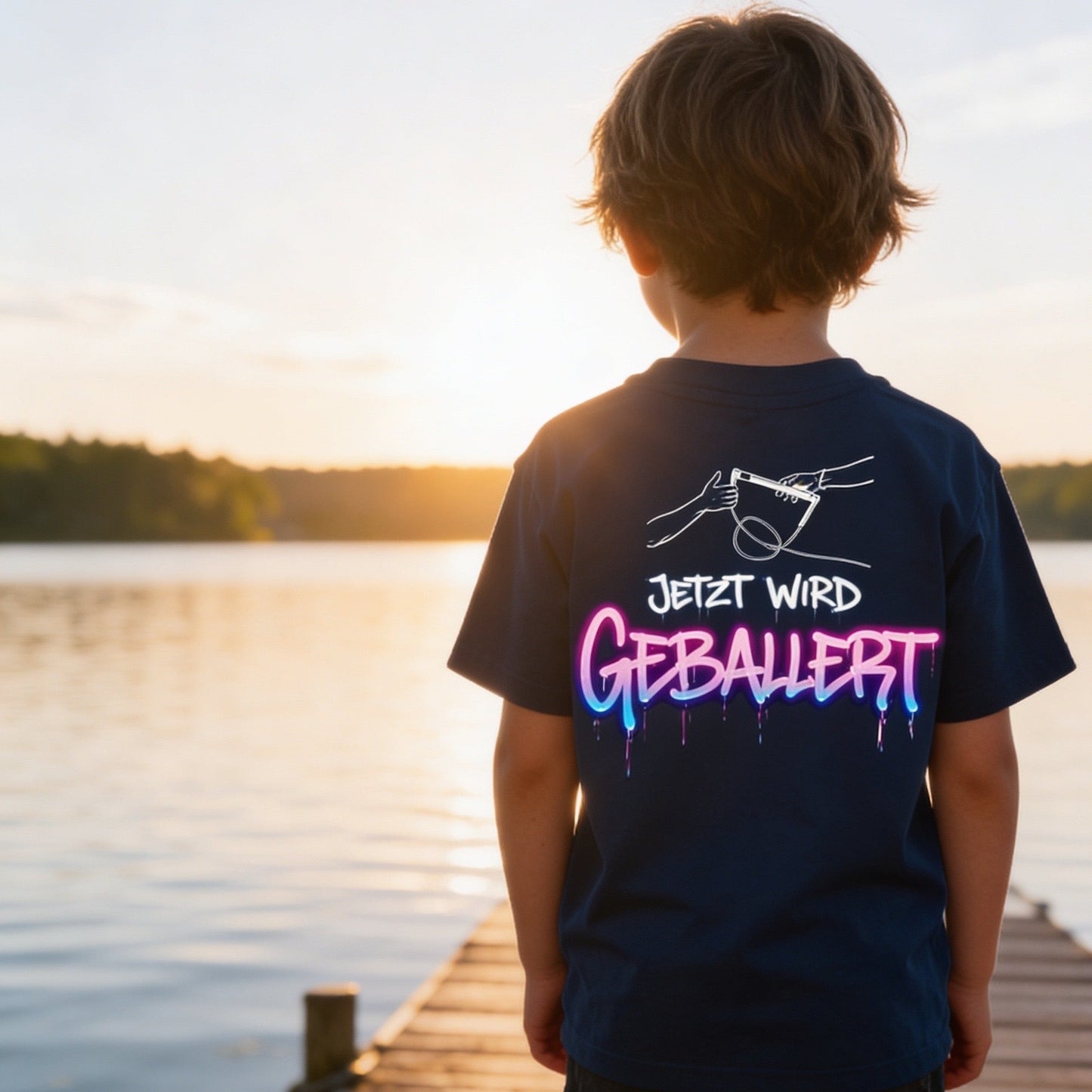 Jetzt wird geballert - T-Shirt (Kinder)