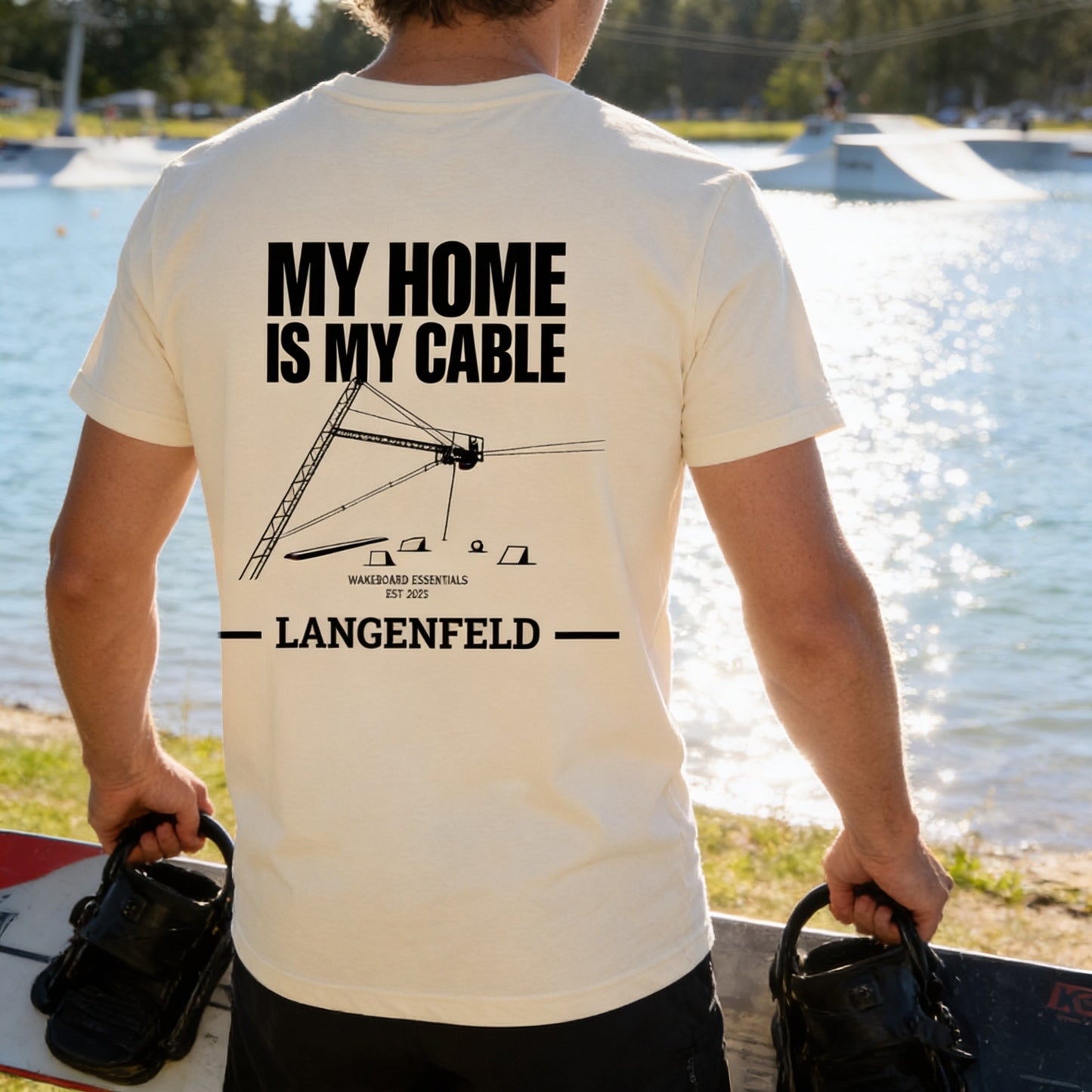 My Home ist My Cable - personalisierbares T-Shirt (Unisex)