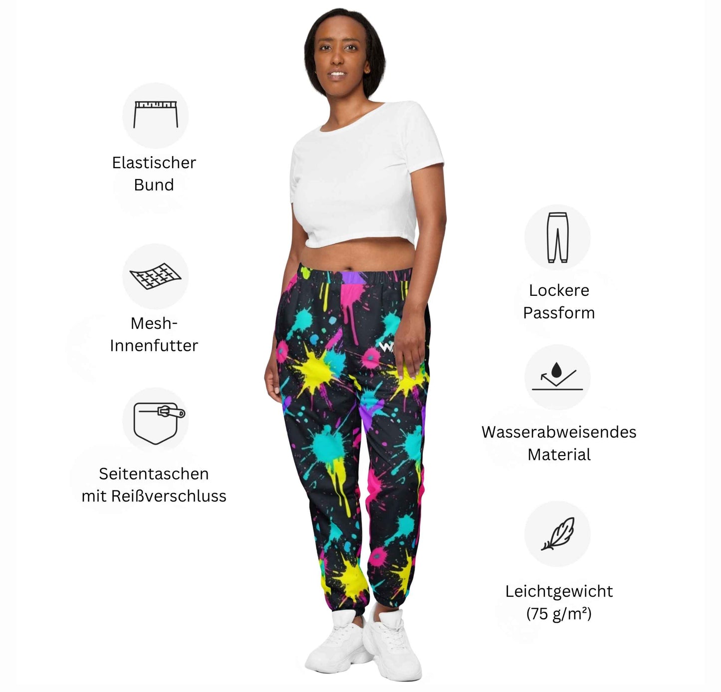Neon Paint Splash - Wakepants (Unisex)