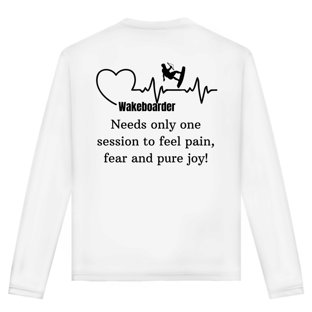 Unisex Langarmshirt "Wakeboarder - All In One Session"