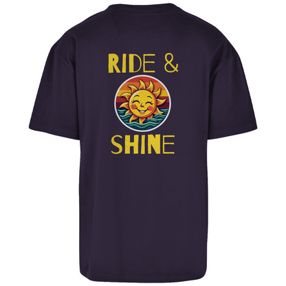 Oversize T-Shirt "Ride & Shine"