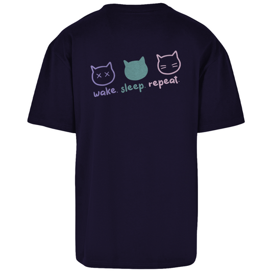 Oversize T-Shirt Wake.Sleep.Repeat