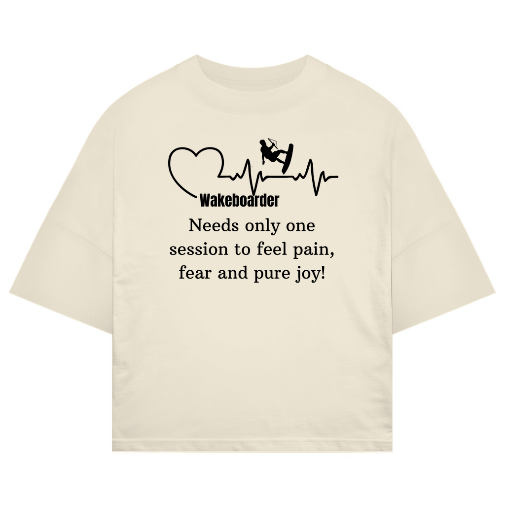 Wakeboard Oversize T-Shirt "Wakeboarder - All In One Session"