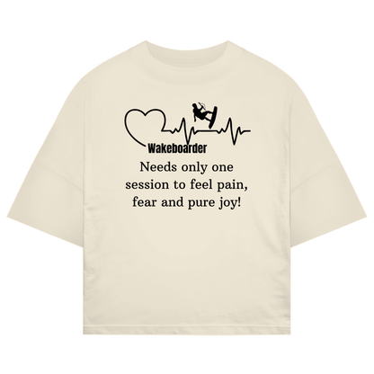 Wakeboard Oversize T-Shirt "Wakeboarder - All In One Session"