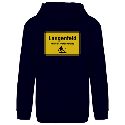 Kinder Hoodie "Langenfeld - Home of Wakeboarding"